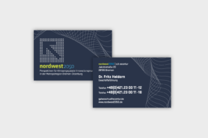 Green Marketing Corporate Design Nordwest Visitenkarte beidseitig
